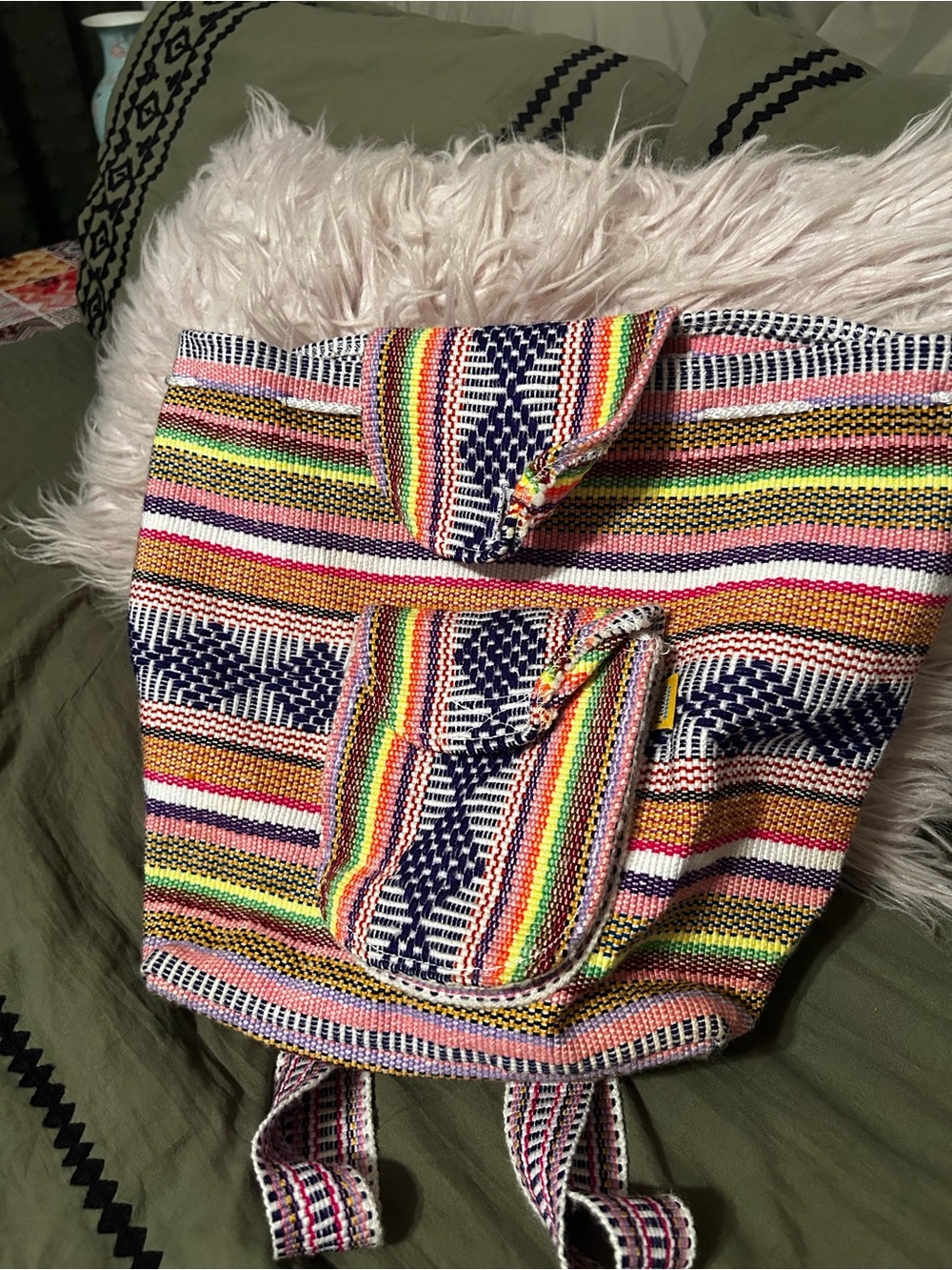 Authentic Pinzon Woven Backpack